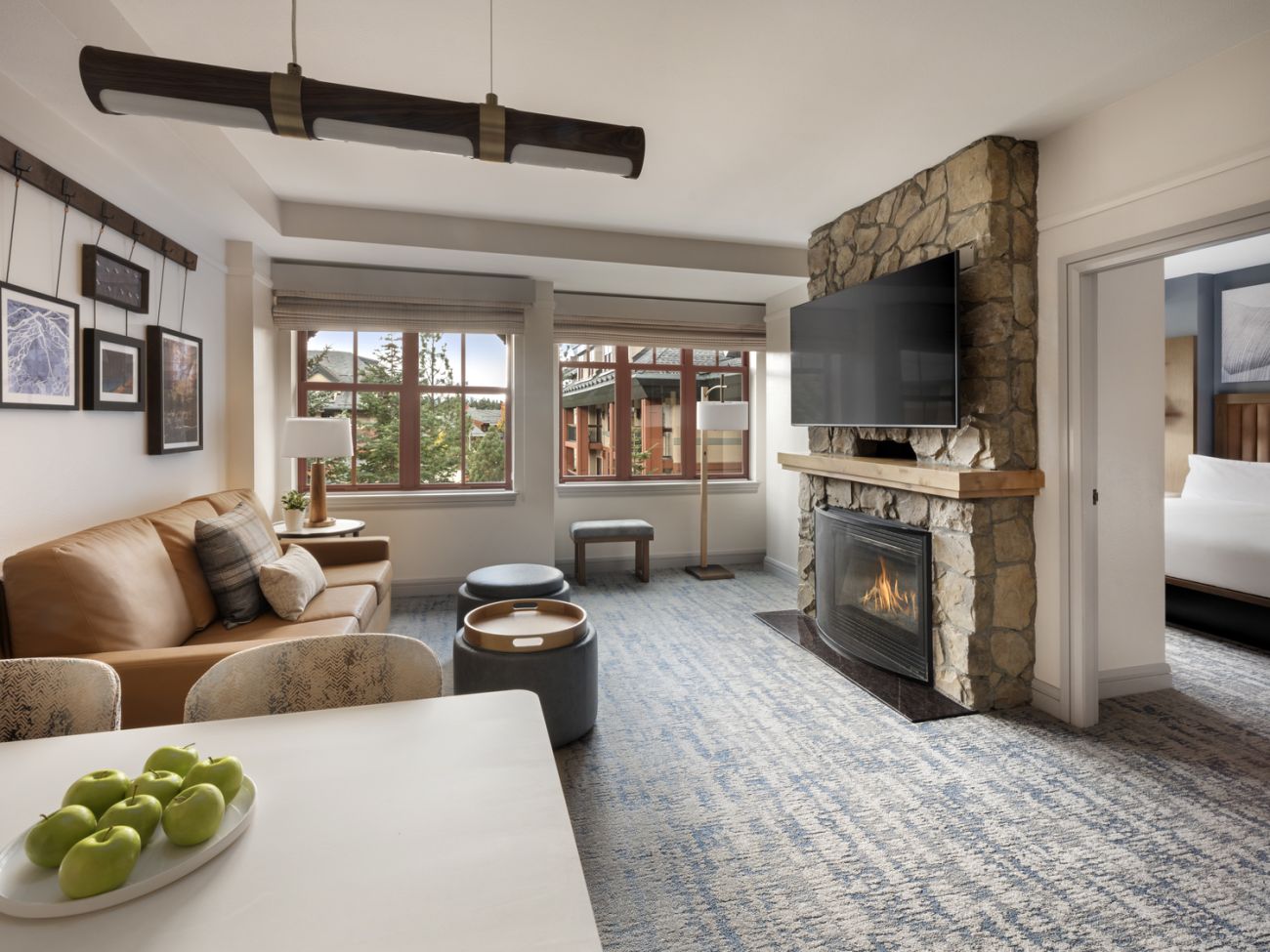 Living Room and Dining Room